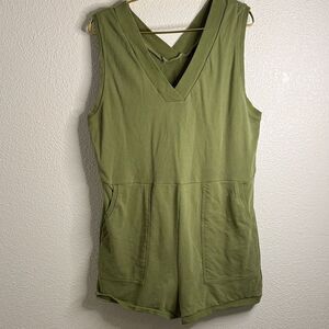 Chic Olive Sleeveless Romper